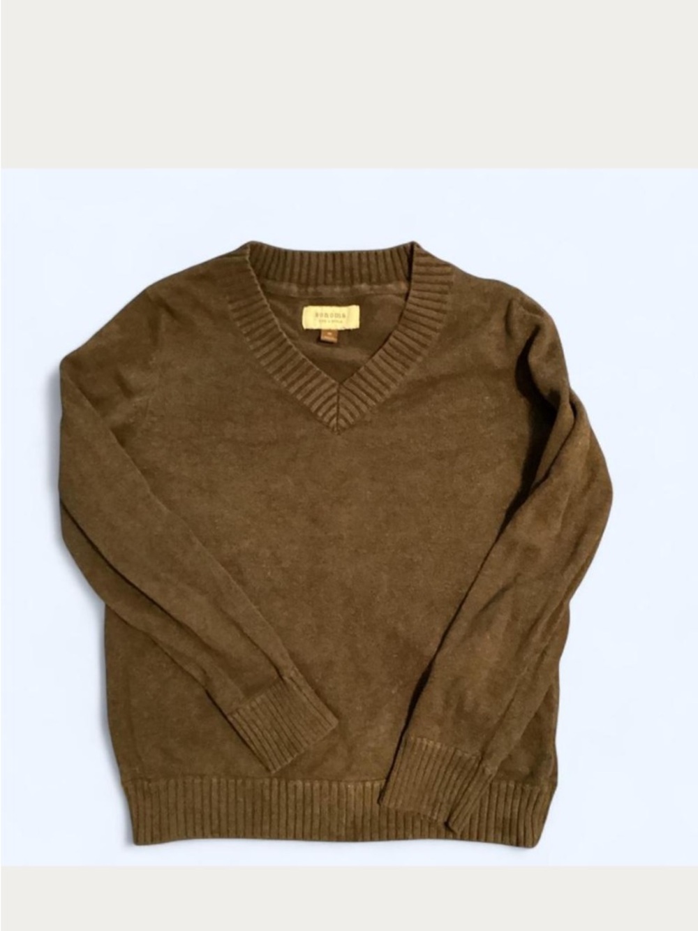 Sonoma brand Women’s Brown V neck sweater size Medium